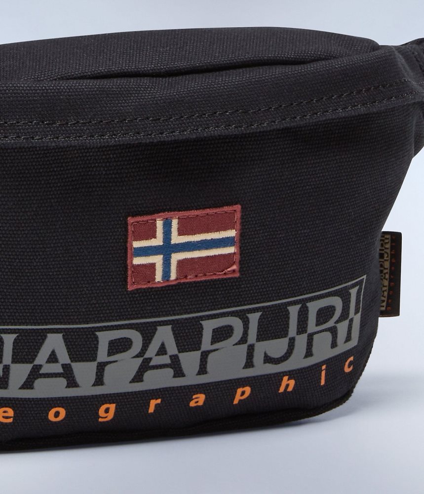 Τσαντεσ Napapijri Hering Waist Bag παιδικα μαυρα | 769XSRBFD