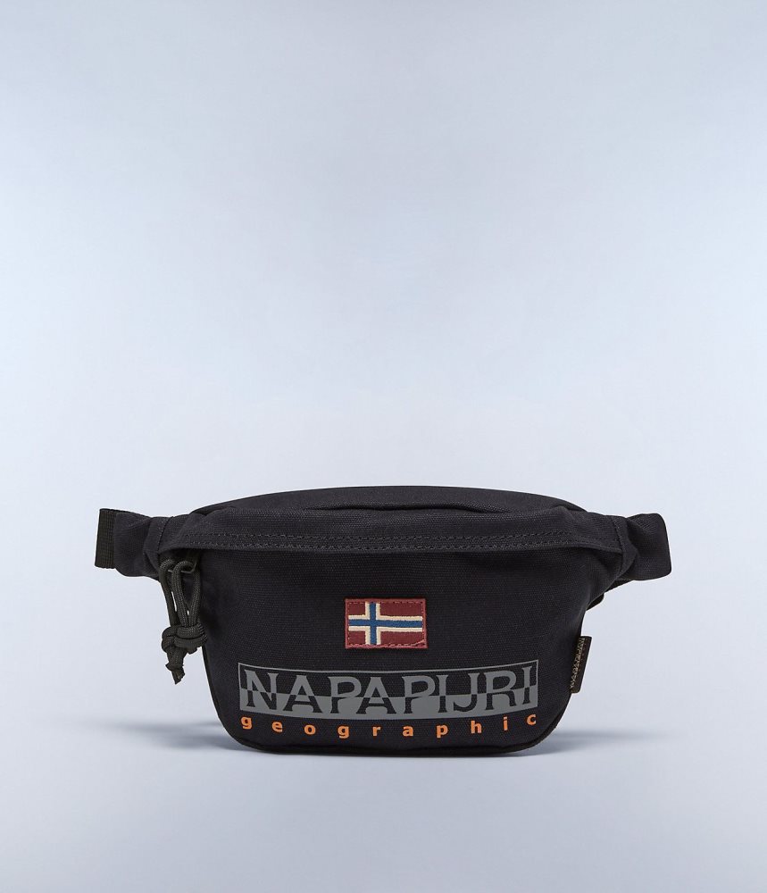 Τσαντεσ Napapijri Hering Waist Bag παιδικα μαυρα | 769XSRBFD