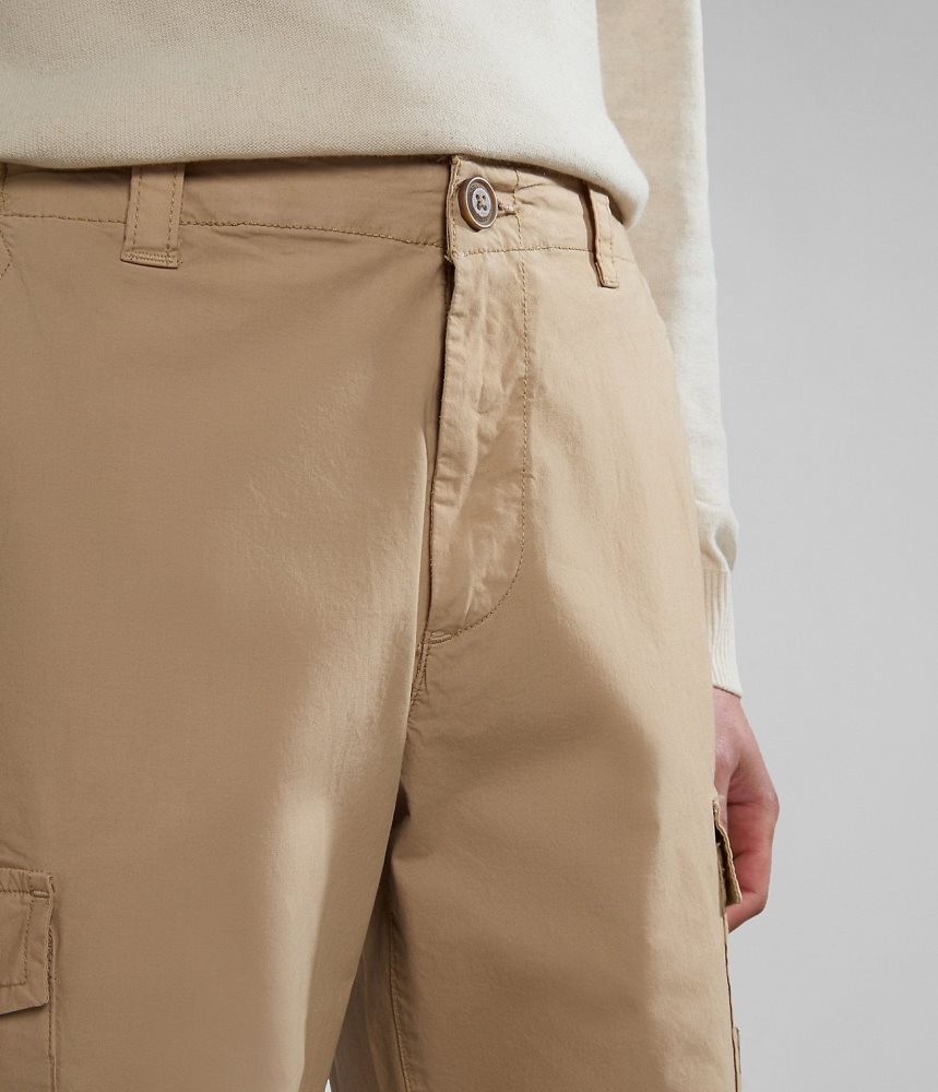 Σορτσ Napapijri Horton Bermuda Shorts ανδρικα Μπεζ | 196GAMDXZ