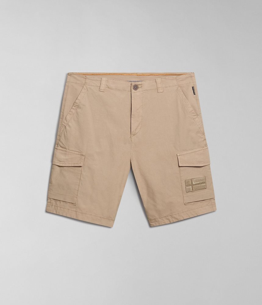 Σορτσ Napapijri Horton Bermuda Shorts ανδρικα Μπεζ | 196GAMDXZ