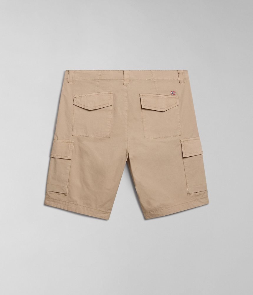 Σορτσ Napapijri Horton Bermuda Shorts ανδρικα Μπεζ | 196GAMDXZ