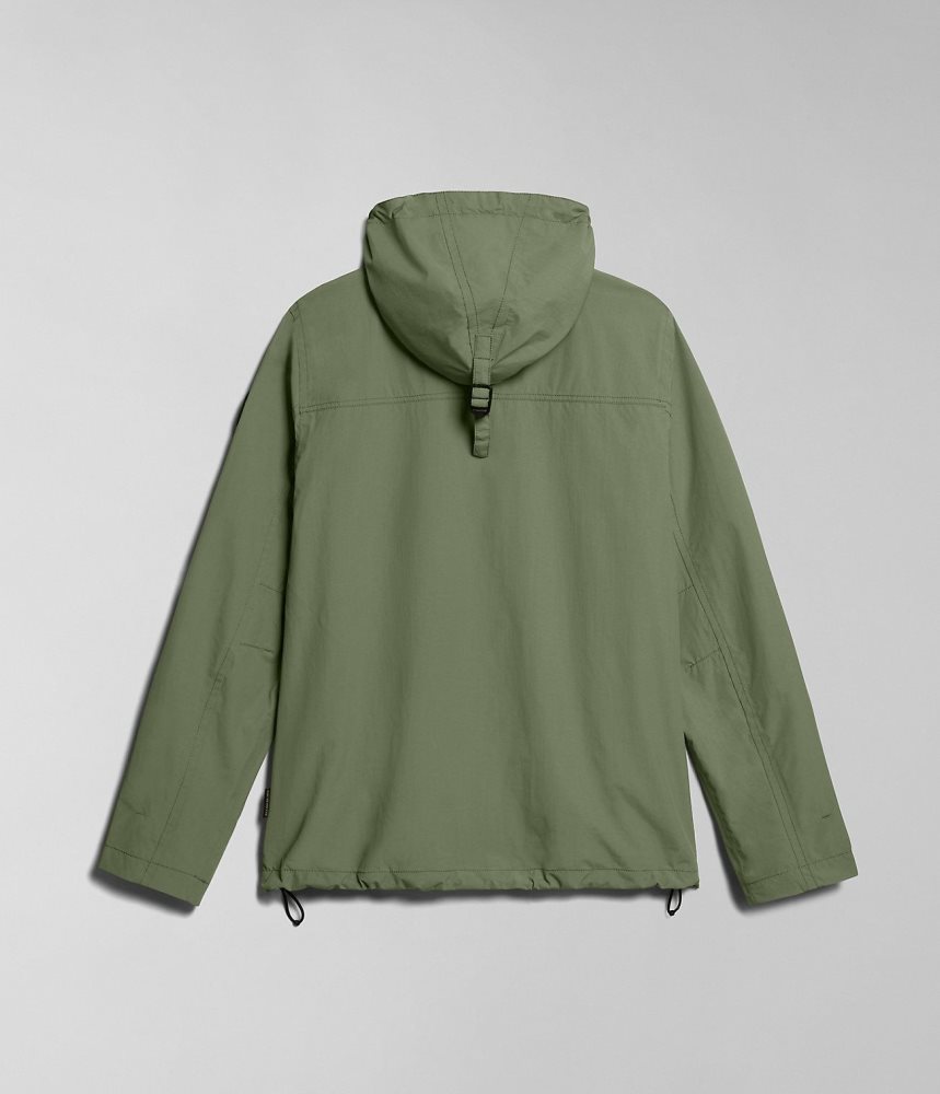 Αντιανεμικό Napapijri Rainforest Open Summer Jacket ανδρικα πρασινο | 924QLXAZC