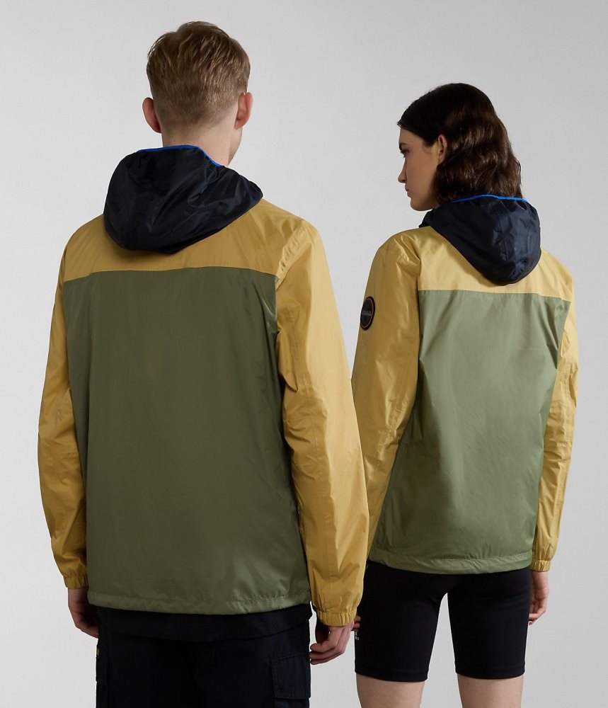 Αντιανεμικό Napapijri Rainforest Ripstop Anorak Jacket - Unisex γυναικεια Multicolour | 819EANGIF