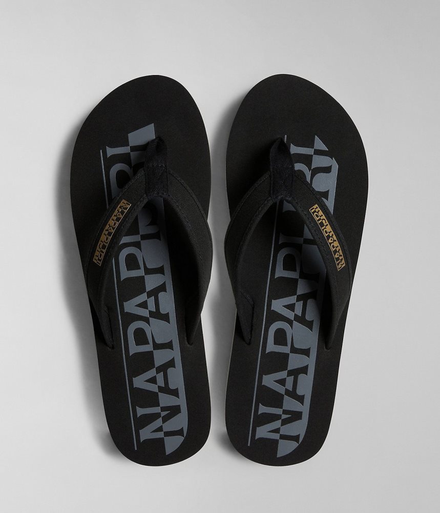 Σαγιοναρεσ Napapijri Stick Flip-Flops γυναικεια μαυρα | 157GFVBUY