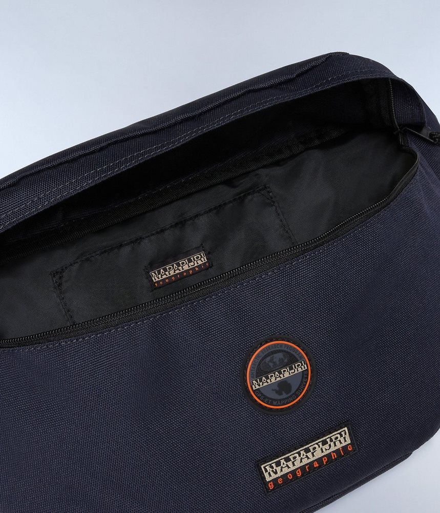 Τσαντεσ Napapijri Voyage Waist Bag ανδρικα σκούρο μπλε | 358RWFHGX