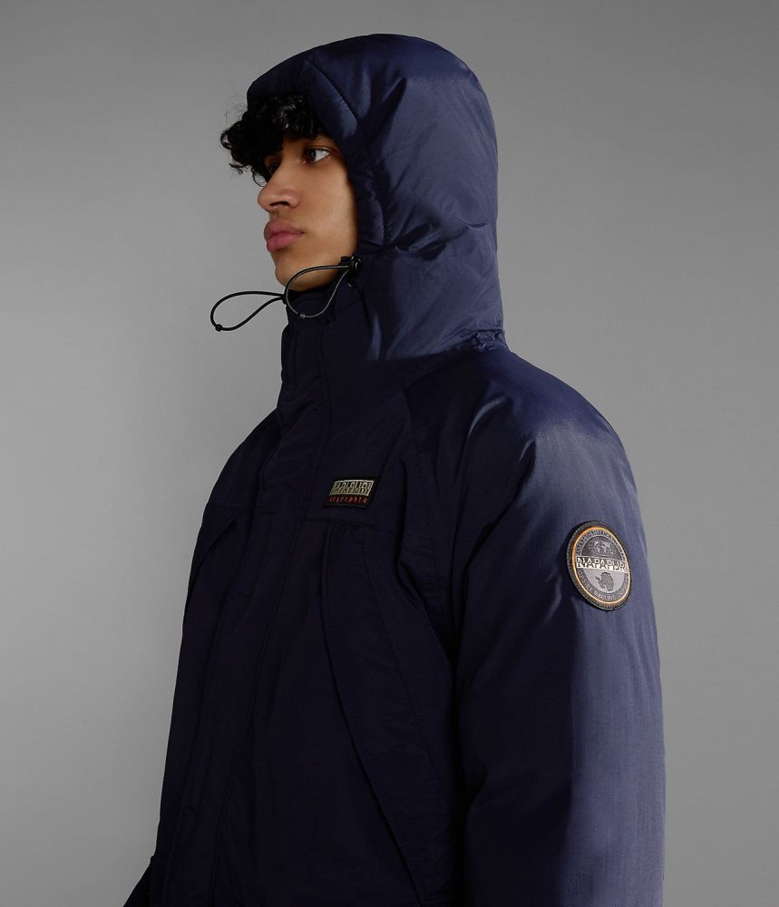 Μπουφάν Parka Napapijri Epoch Parka Jacket ανδρικα σκούρο μπλε | 514KGMPNE