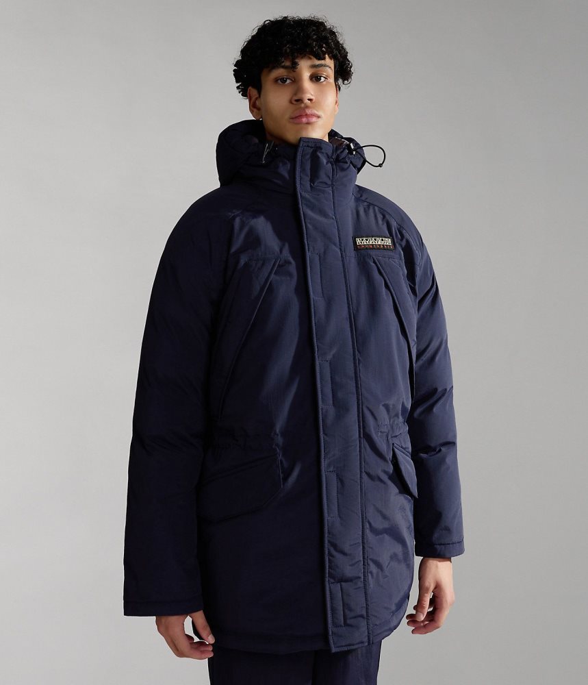 Μπουφάν Parka Napapijri Epoch Parka Jacket ανδρικα σκούρο μπλε | 514KGMPNE