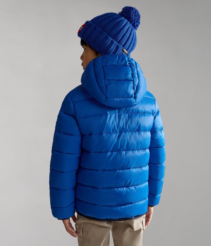 Μπουφαν Φουσκωτο Napapijri Aerons Puffer Jacket (4-16 YEARS) παιδικα μπλε | 408CYFMAN