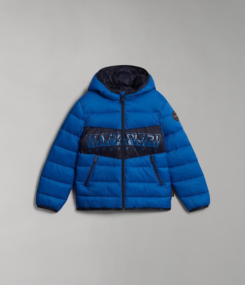 Μπουφαν Φουσκωτο Napapijri Aerons Puffer Jacket (4-16 YEARS) παιδικα μπλε | 408CYFMAN