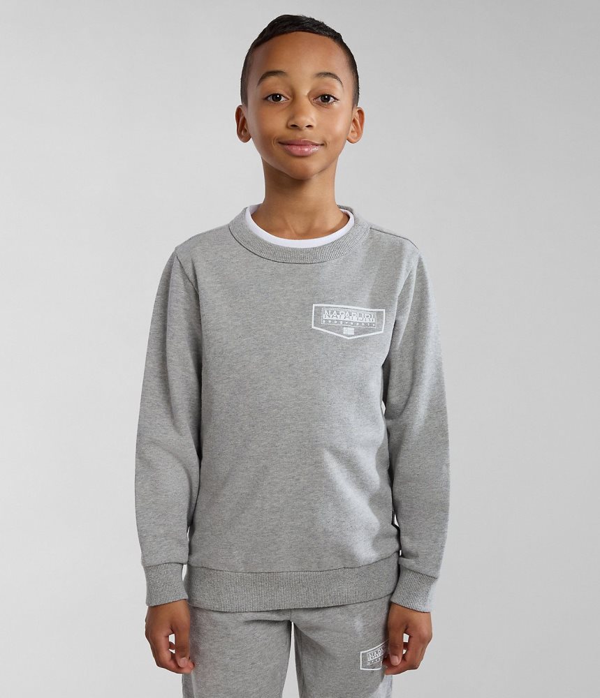 αθλητικεσ φορμεσ Napapijri Cree Tracksuit (4-16 YEARS) παιδικα γκρι | 569TMXBIN