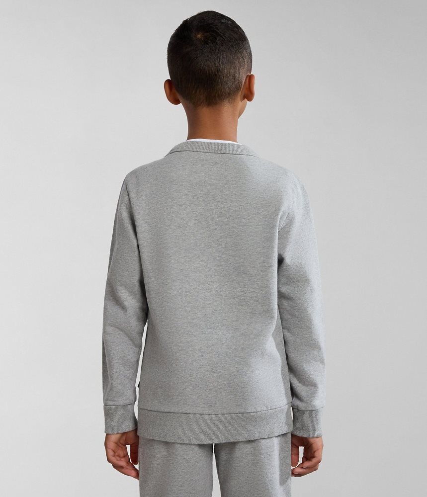 αθλητικεσ φορμεσ Napapijri Cree Tracksuit (4-16 YEARS) παιδικα γκρι | 569TMXBIN