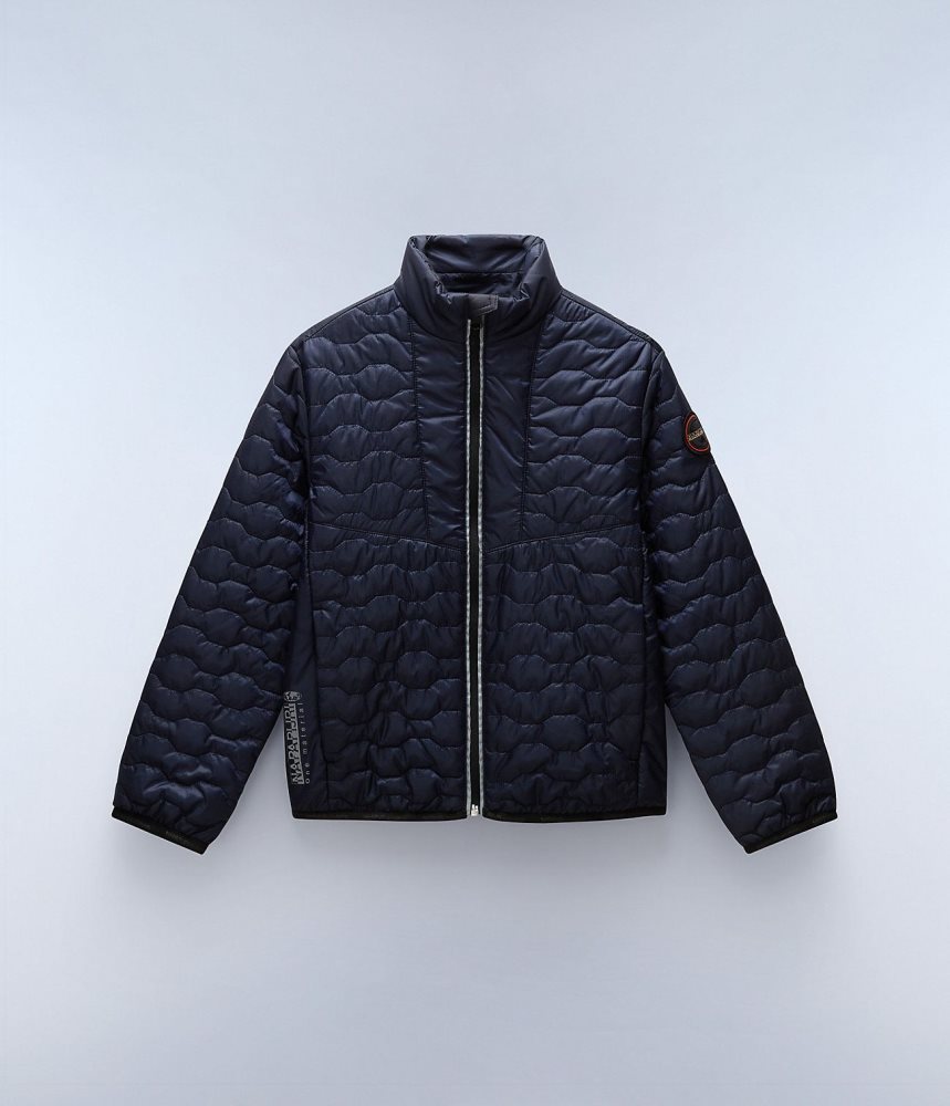 Μπουφαν Φουσκωτο Napapijri Sarine Puffer Jacket (4-16 YEARS) παιδικα σκούρο μπλε | 276BHEMZW