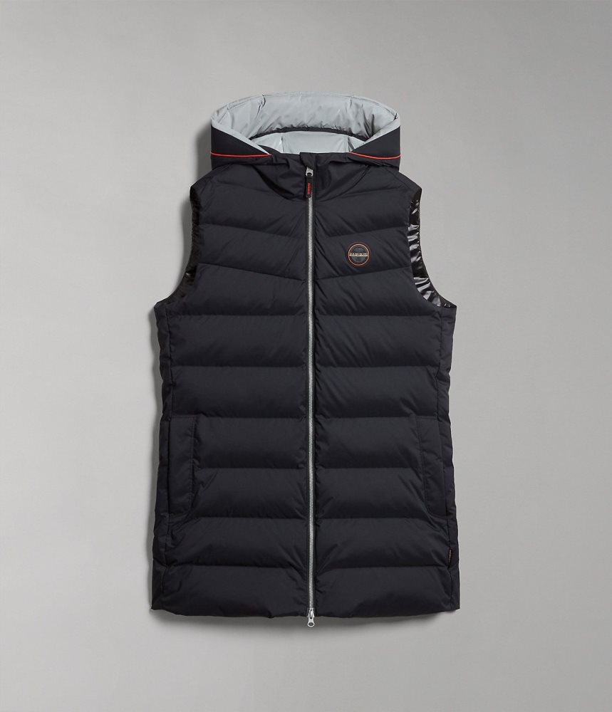 Μπουφαν Φουσκωτο Napapijri Thermo Puffer Vest γυναικεια μαυρα | 871HJIGZL