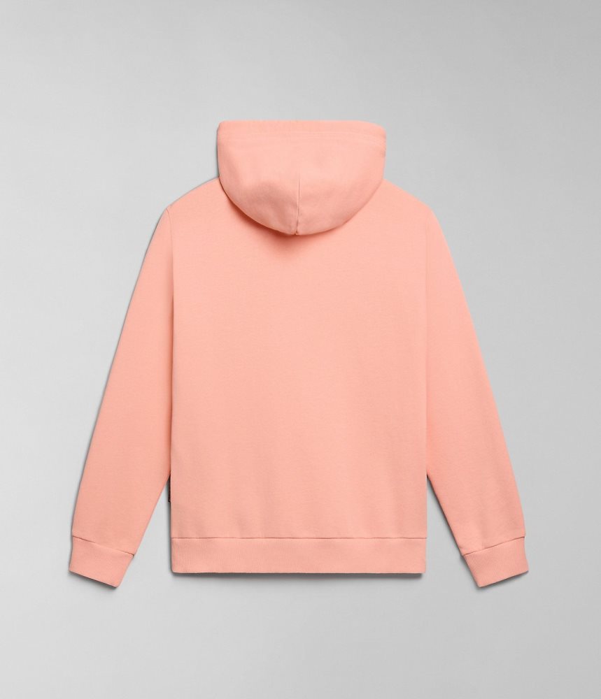 Φουτερ με Κουκουλα Napapijri Iaato Summer Hoodie γυναικεια ροζ | 374RCSLTQ