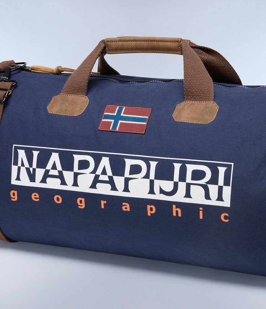 duffle τσαντεσ Napapijri Bering Duffle Bag παιδικα σκούρο μπλε | 635KRVBTH