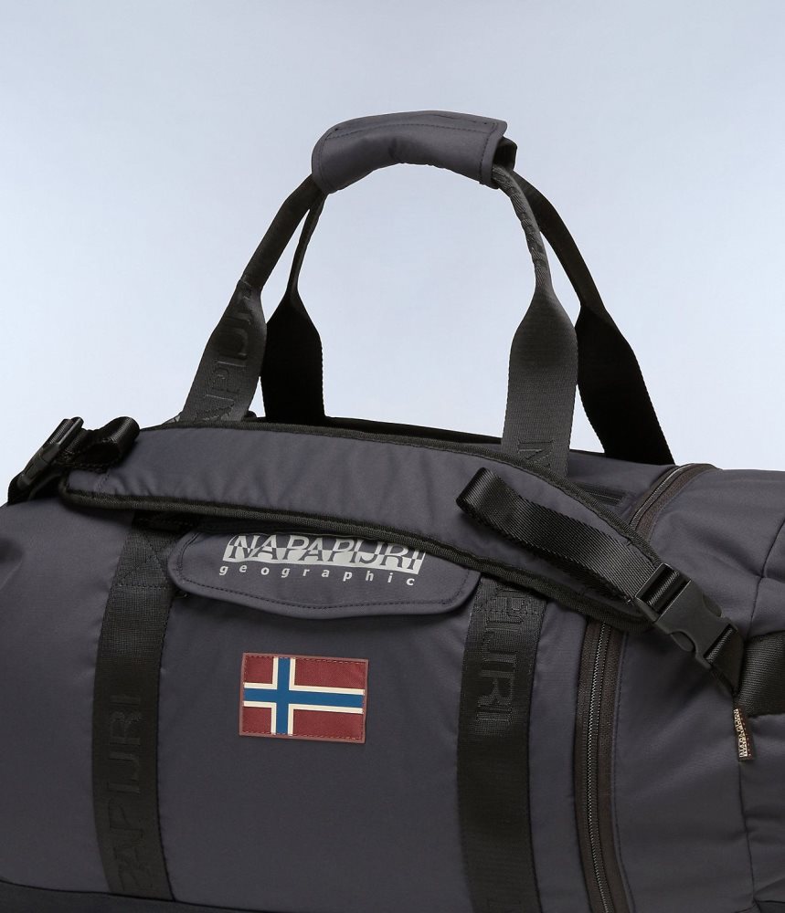 duffle τσαντεσ Napapijri Bering Travel Duffle Bag γυναικεια μαυρα | 861VNEIQG