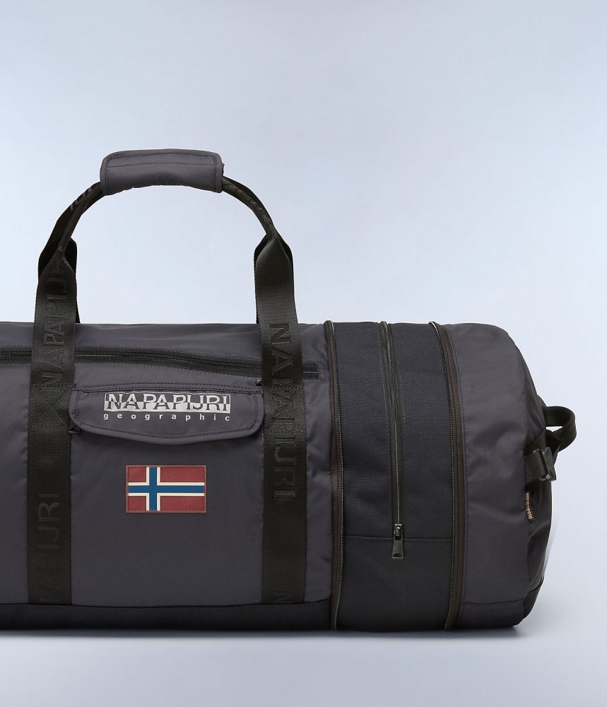 duffle τσαντεσ Napapijri Bering Travel Duffle Bag γυναικεια μαυρα | 861VNEIQG