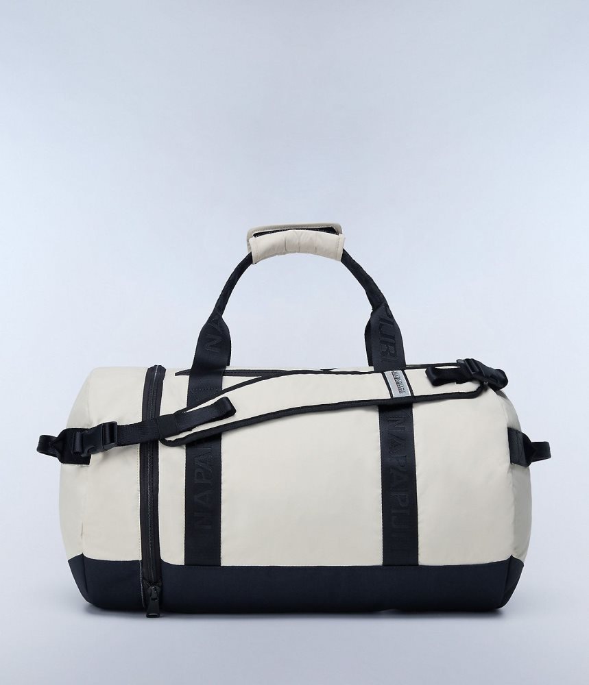 duffle τσαντεσ Napapijri Bering Travel Duffle Bag παιδικα Μπεζ ασημι | 459CVWPOI